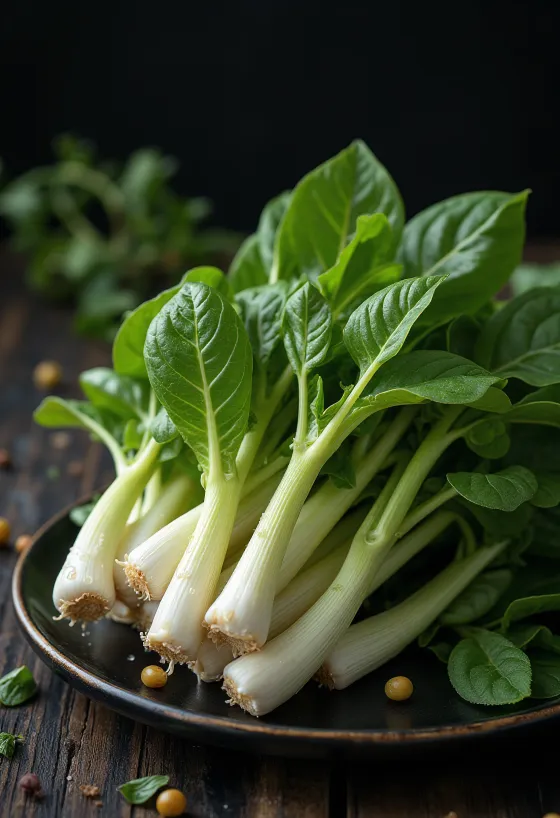 Fresh sunflower sprouts on a plate.
