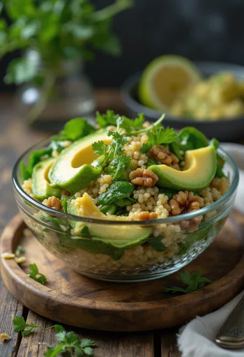 Quinoa, Spinach & Avocado Buddha Bowl