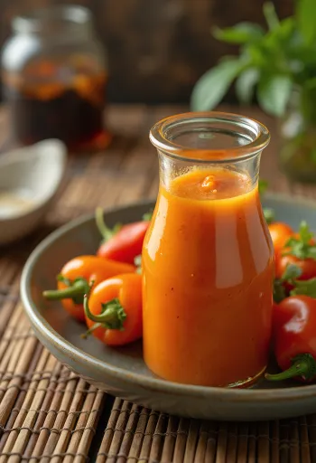 Habanero sauce served with tacos