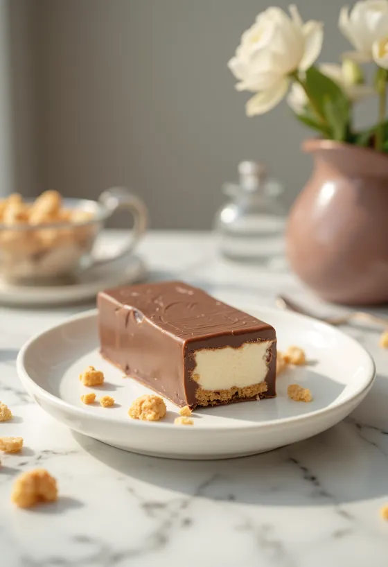 Homemade KitKat Ice Cream Bar