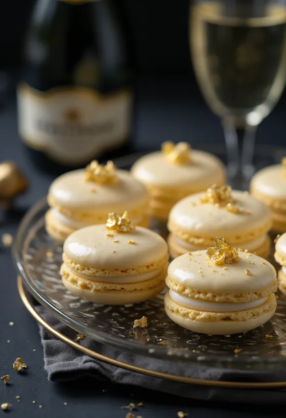 Champagne macaron