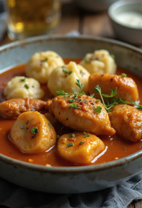 Quail stew served
