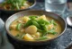 Shukto with bitter gourd, Bengali stew with fresh vegetables