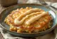Chickpea Okonomiyaki, evenly cooked, served with fresh cabbage and chickpeas