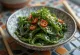 Kombu salad served with chilli pepper and coriander