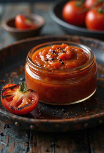 BBQ classic tomato sauce served