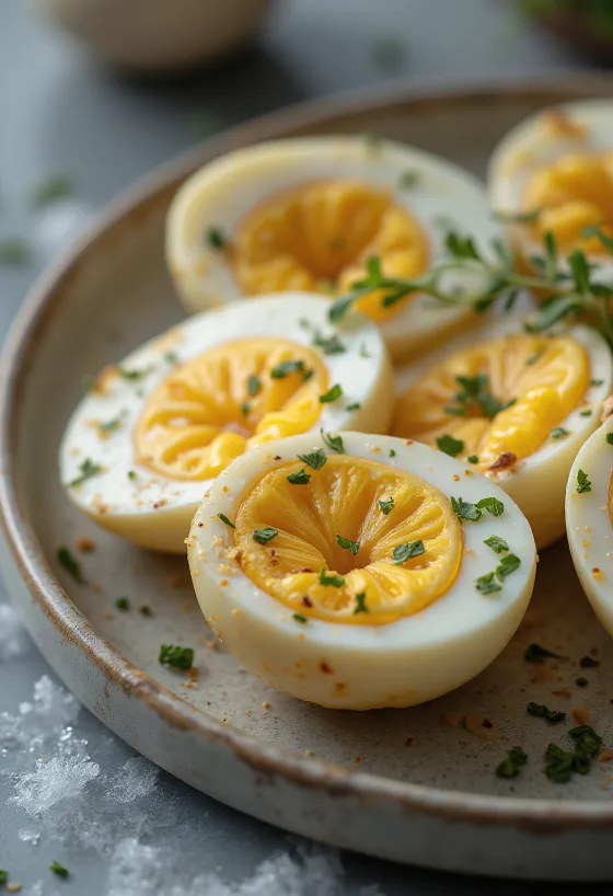 Garlic roasted aubergine served
