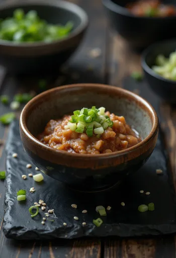 Ssamjang sauce served with grilled dishes