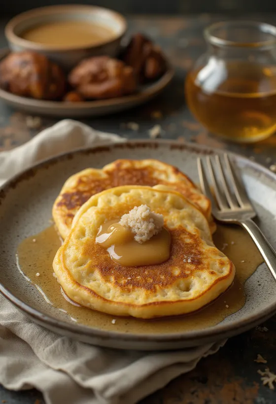 Pfannkuchen served