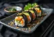 Veggie Gimbap, freshly made with vegetables and avocado