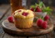 Raspberry Cupcake served