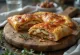 Turkey calzone baked golden brown
