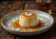 Salted caramel panna cotta in a glass