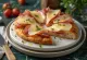 Focaccia with prosciutto crudo and parmesan served