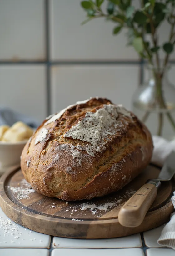 Ruisleipä classic rye bread slices freshly baked