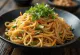 Ginger Japchae served with sweet potato noodles and vegetables