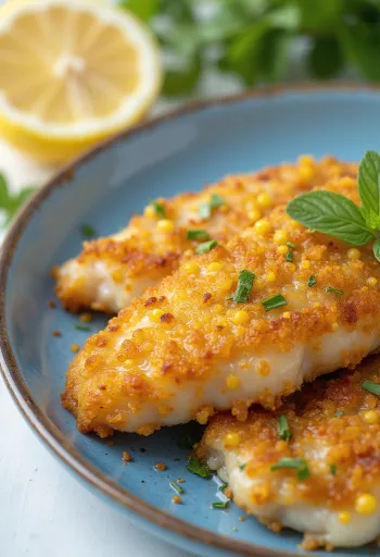 Saji with lemon juice, served with fresh coriander
