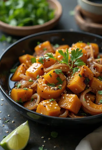 Butternut Squash and Lime Tofu Stir-fry