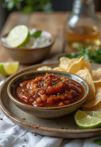 Spicy Ginger & Tequila BBQ Sauce served