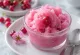 Redcurrant sorbet homemade refreshing dessert