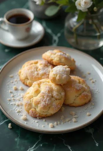 Mandelkubb with pearl sugar, Swedish sweet almond dough, topped with pearl sugar