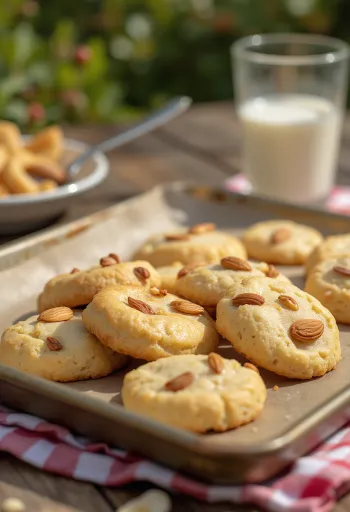 Almond Butter Biscuits served
