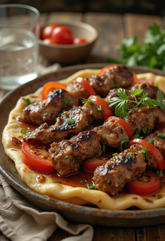 Tandir kebab with slow-roasted lamb and spiced butter