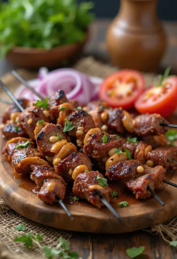 Suya served