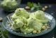 Pistachio parfait served