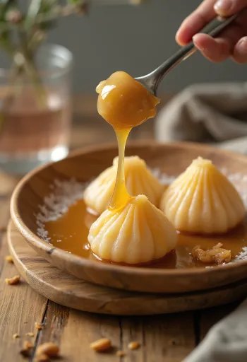 Caramel Mochi, freshly made