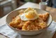 Tarako salted cod roe stuffed katsudon, crispy chicken and rich soy sauce