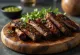 Asado Argentine grilled meat served
