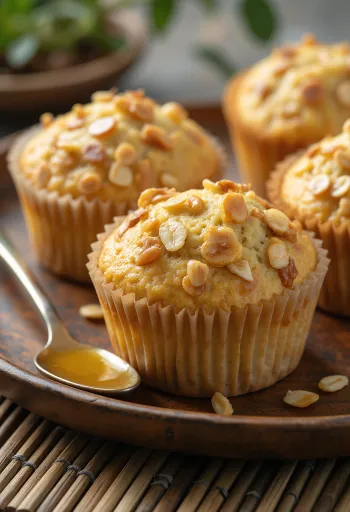 Honey Oat Muffin served