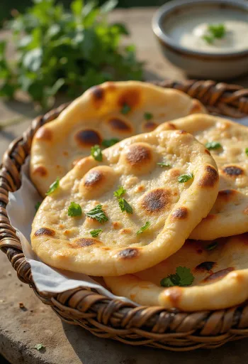 Aish Baladi Egyptian bread freshly baked