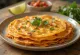 Carrot Thepla freshly served with coriander