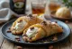 Baileys almond cannoli served