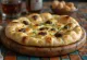 Rum and raisin naan bread served