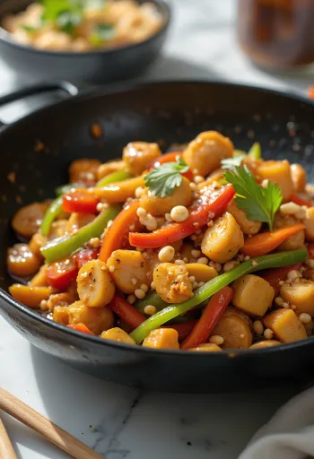 Frango Xadrez Tradicional, chicken dish with peppers and vegetables