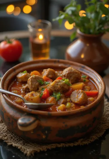 Testi Kebab baked in clay pot