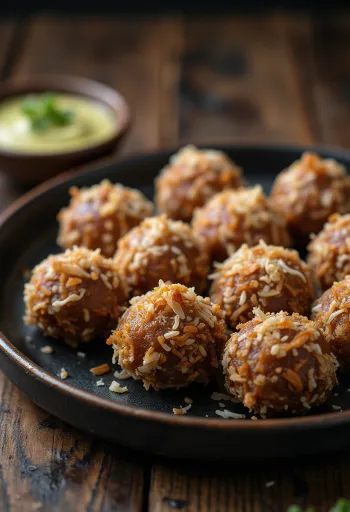 Tilkut with coconut, Indian sesame sweet with fresh desiccated coconut