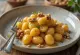 Honey and walnut gnocchi served