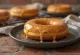 Pumpkin doughnut served