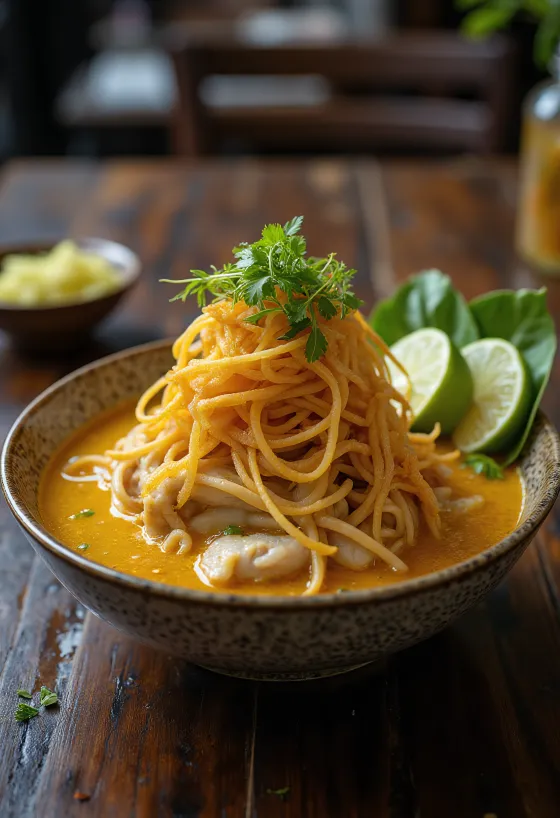Khao Soi served