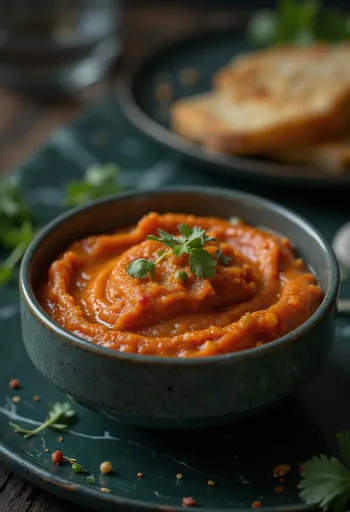 Romesco sauce served with grilled dishes