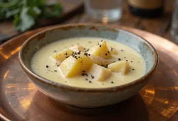 Cullen Skink served with potatoes, rich fish flavours