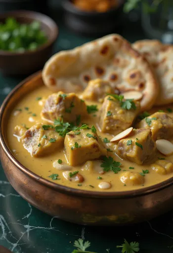 Lamb Korma served