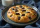 Raisin and vanilla focaccia served