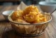 Freshly made Onion Bhajis, crispy onion balls