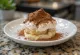 Tiramisu ice cream served