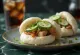 BBQ pulled pork bao bun dish served